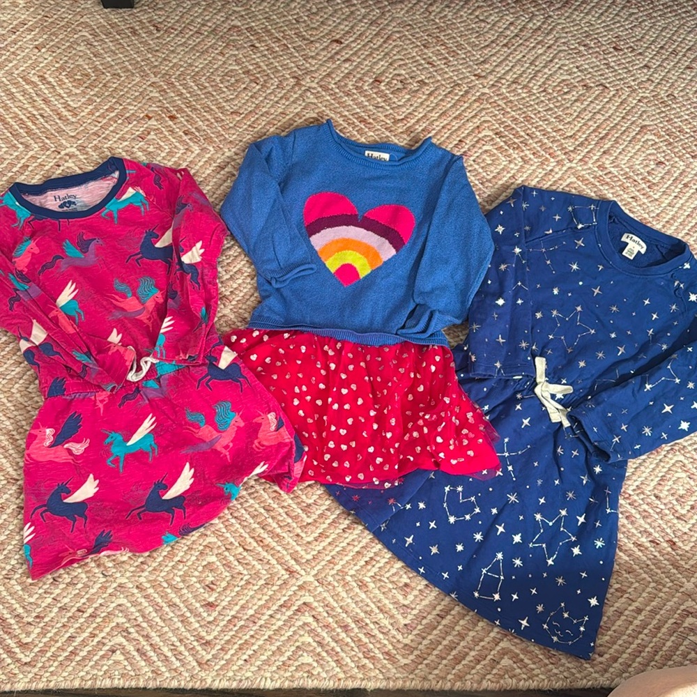 3 Hatley dresses. Size 4